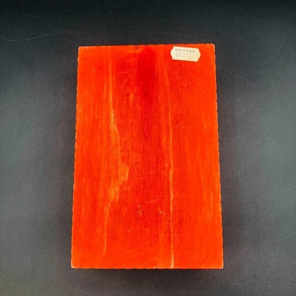 Poland Folk Art Hand Carved Wooden Box Vintage Pyrography Decorative Dresser Box - Picture 8 of 14